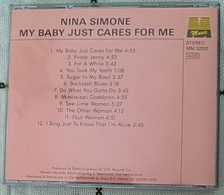 CD Nina Simone - My Baby Just Cares For Me