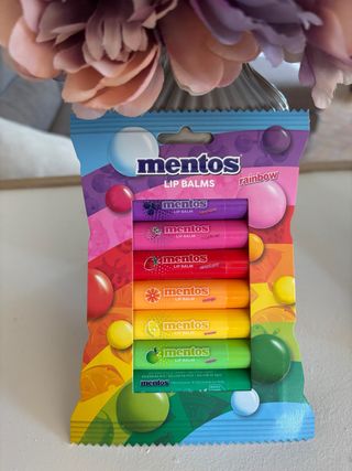 Set 7 Lip Balm Mentos Rainbow