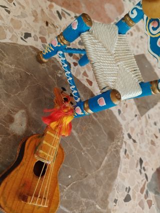 Miniaturas Flamenco: Silla, sombrero, guitarra