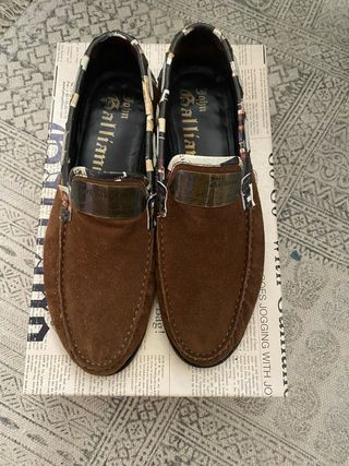 Scarpe John Galliano Marroni