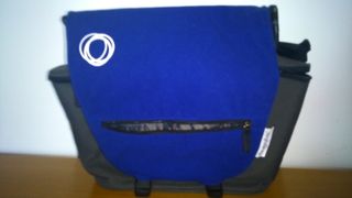 Funda azul del Bolso cambiador Bugaboo