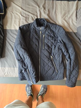 Chaqueta acolchada H&M Azul Oscuro - Talla S