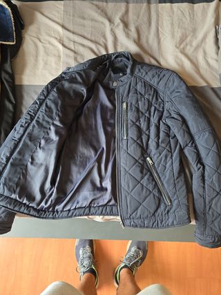 Chaqueta acolchada H&M Azul Oscuro - Talla S