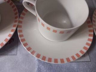 Juego café porcelana - 6 tazas