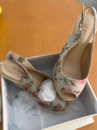 Sandalias esparto mujer nº35