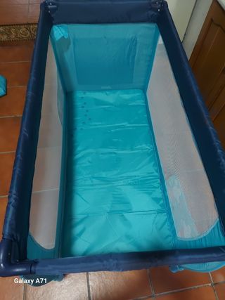 Cuna viaje bebé, azul