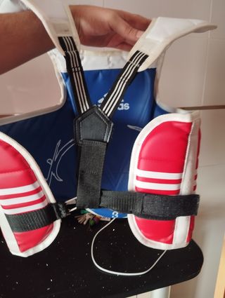 Peto Taekwondo Adidas Rojo - Talla 3