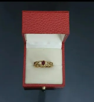 Anillo golf filled vintage
