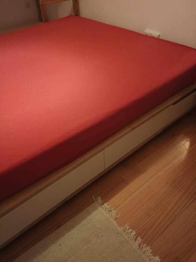 Cama Ikea Queen, Estructura madera 