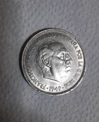5 Pesetas España - Moneda antigua