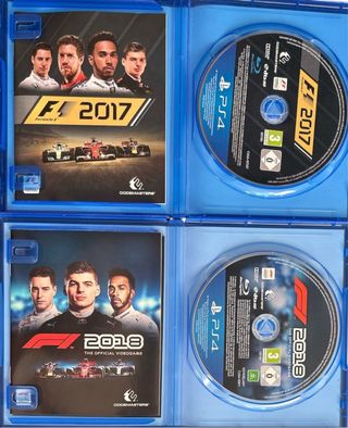 2 giochi PS4 F1 (17, 18,)