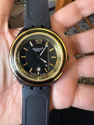 Swatch Orologio - Nero e Oro