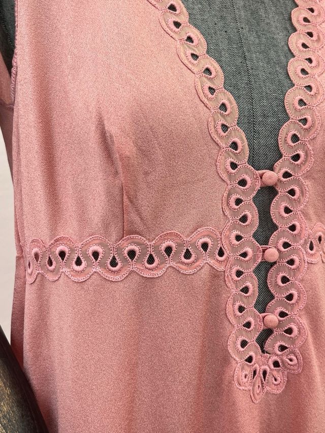 Camicia notte vintage rosa