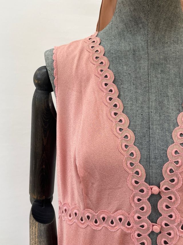 Camicia notte vintage rosa