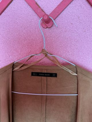 Chaquetilla Boho Zara Basic S Camel