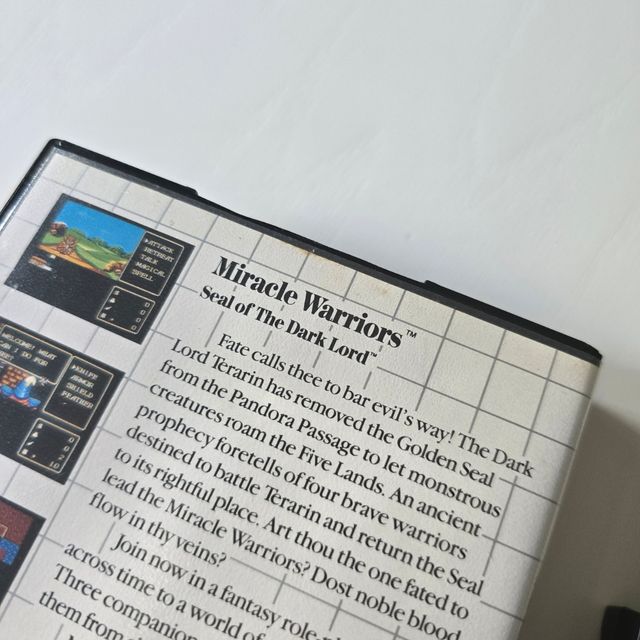 Miracle Warriors - Sega Master System