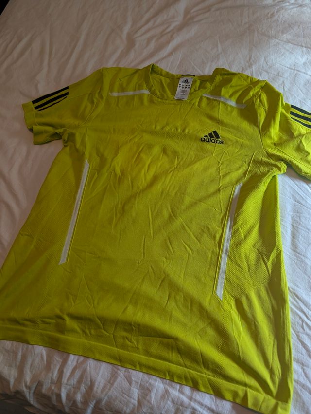 Camiseta Adidas Climacool Amarilla