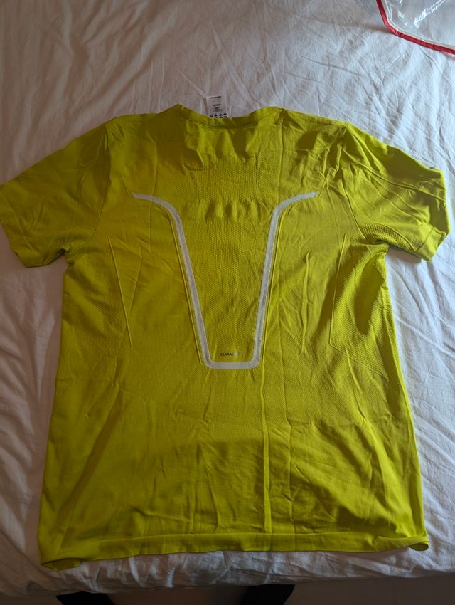 Camiseta Adidas Climacool Amarilla