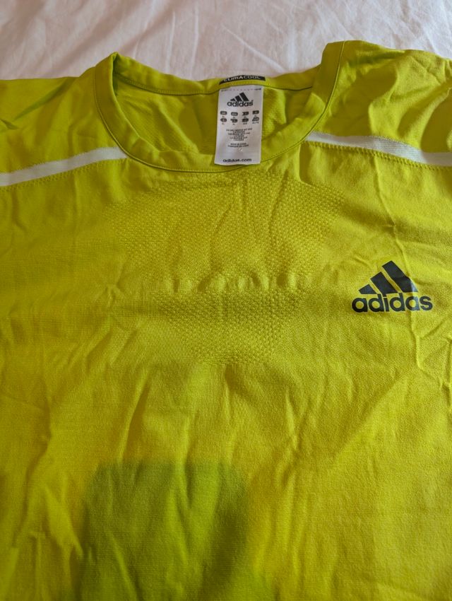 Camiseta Adidas Climacool Amarilla