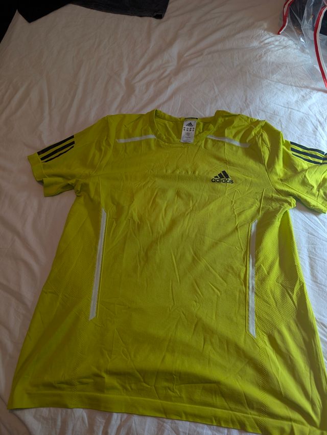 Camiseta Adidas Climacool Amarilla