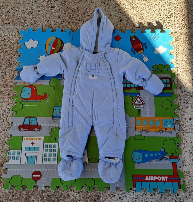 Buzo Bebé Invierno 18 meses - Azul Claro