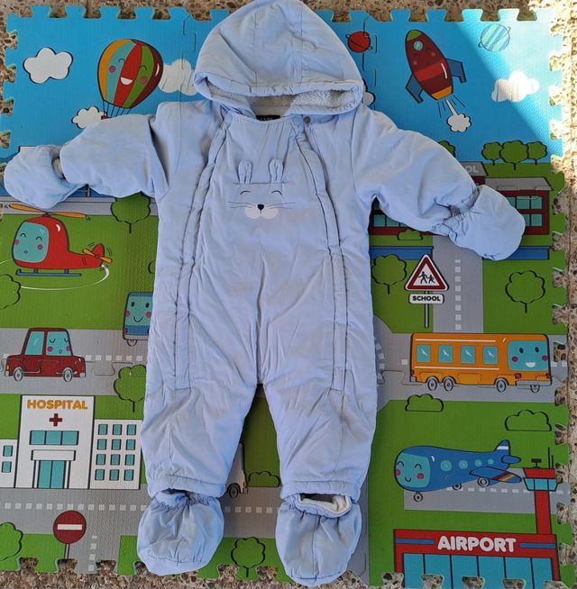 Buzo Bebé Invierno 18 meses - Azul Claro