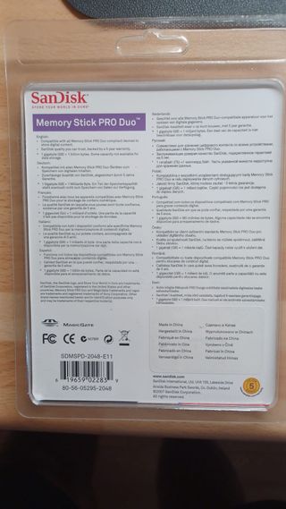 Sandisk Memory Stick PRO Duo 2GB