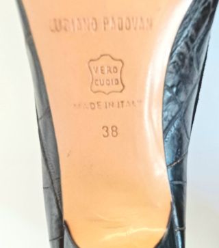 Décolleté Luciano Padovan vitello stampato cocco 