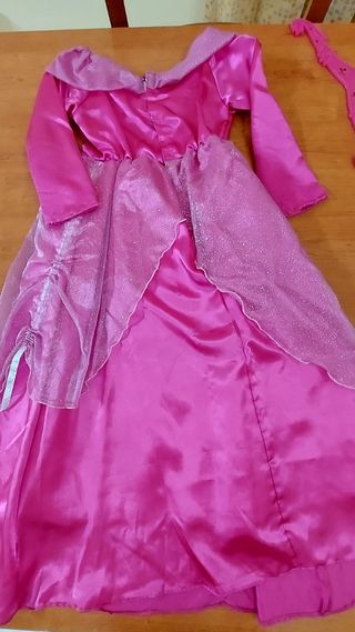 Abito carnevale principessa rosa