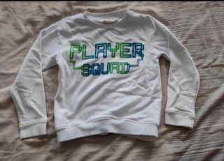 Sudadera blanca niño Sfera 5-6 años