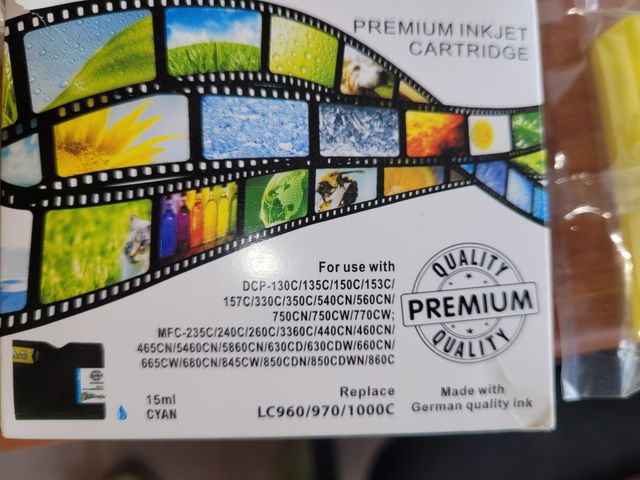 Cartuchos tinta impresora Brother