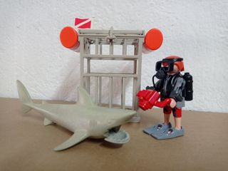 Playmobil Tiburón y Buzo