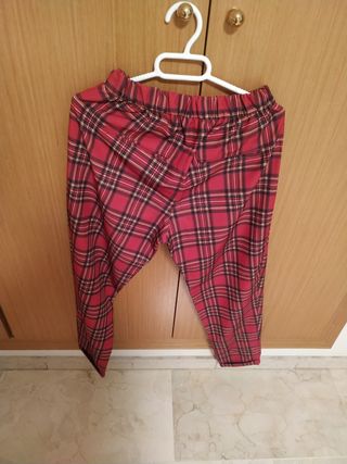 Pantalón cuadros rojos|Rojos Escoceses