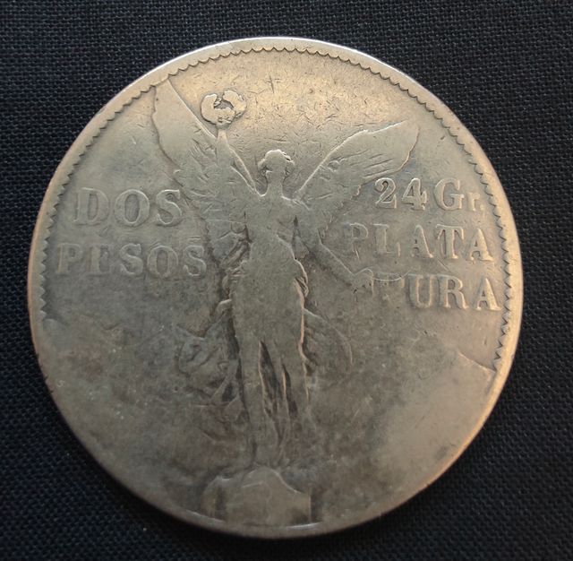 2 Pesos Plata México Centenario