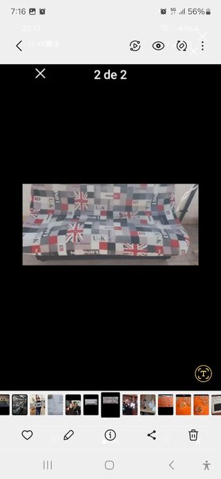 Sofá cama 2 plazas - UK