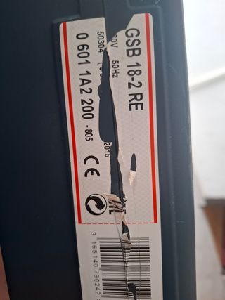 Taladro Bosch GSB 18-2 RE