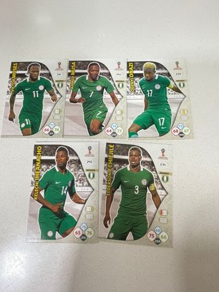 44 cartas de fútbol del Mundial 2018
