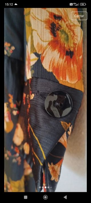 Mono de Zara flores - Talla S. 
