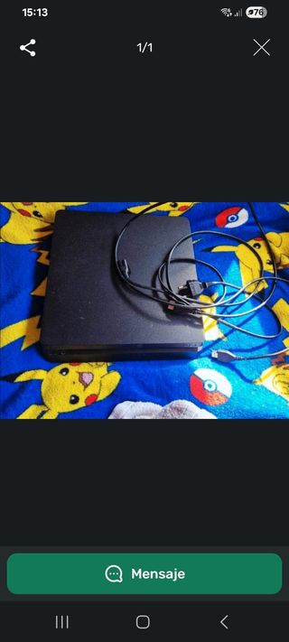 PS4 (PlayStation 4) Slim negra