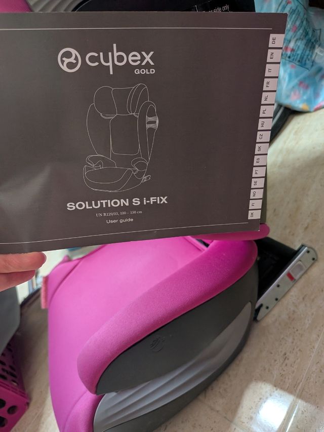 Silla coche Cybex Solution S i-Fix Isofix grupo 3