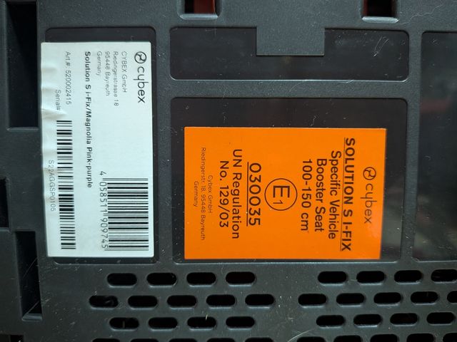 Silla coche Cybex Solution S i-Fix Isofix grupo 3