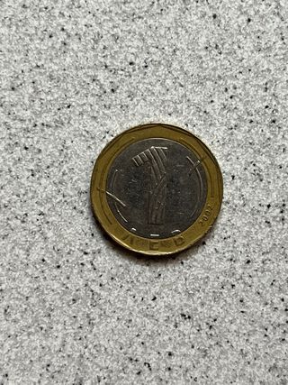 1 Lev Bulgaro 2002. in ottimo stato