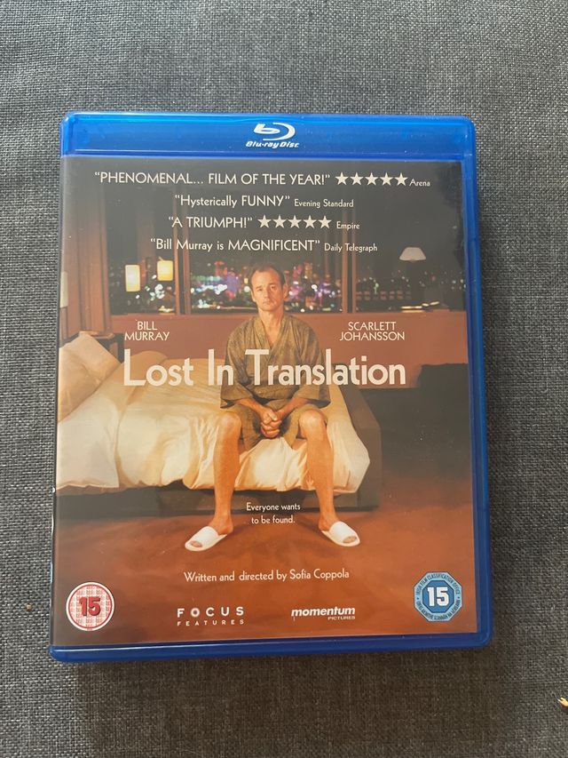 LOST IN TRANSLATION BLURAY
EDICION UK