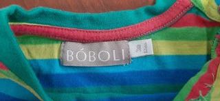 Camiseta bebé manga corta rayas