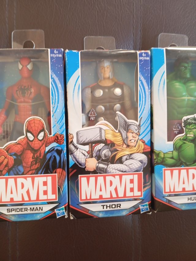 4 Figuras Marvel Hasbro 15cm