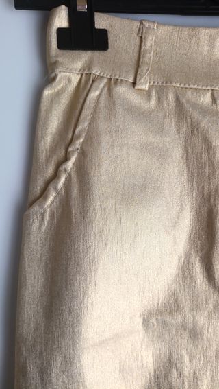 Falda dorada  Nueva talla única
