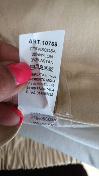 Falda dorada  Nueva talla única