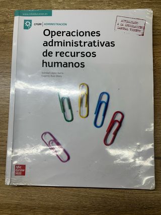 Operaciones administrativas de recursos humanos