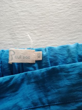 Pcu Sac conjunto pantalón y blusa niña XS Azul