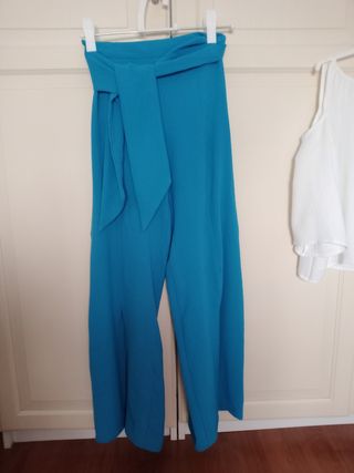 Pcu Sac conjunto pantalón y blusa niña XS Azul